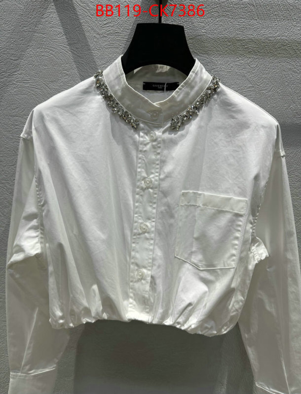 Clothing-Givenchy best replica 1:1 ID: CK7386 $: 119USD