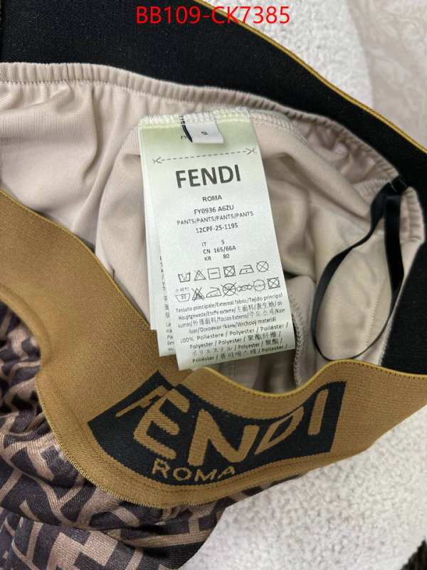 Clothing-Fendi what best replica sellers ID: CK7385 $: 109USD