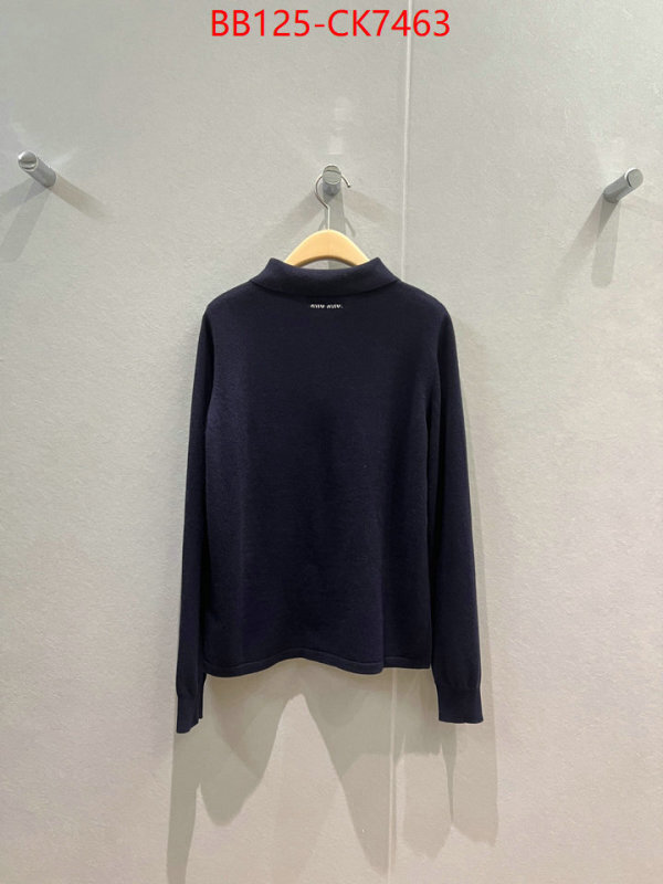 Clothing-MIU MIU replicas buy special ID: CK7463 $: 125USD