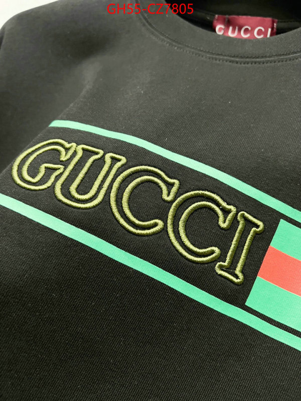 Clothing-Gucci what's the best place to buy replica ID: CZ7805 $: 55USD