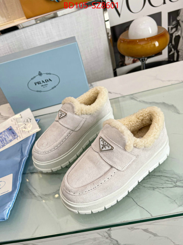 Women Shoes-Prada 1:1 replica wholesale ID: SZ8601 $: 105USD