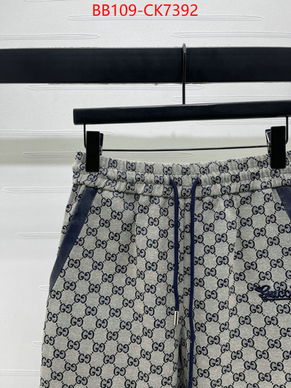 Clothing-Gucci online sales ID: CK7392 $: 109USD