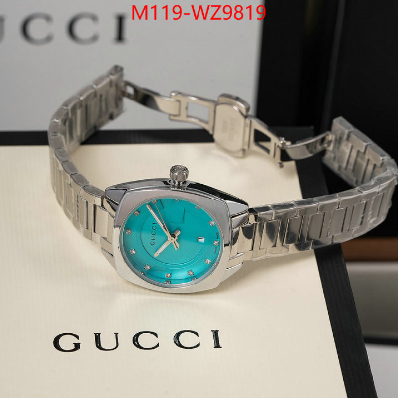 Watch(4A)-Gucci aaaaa+ replica designer ID: WZ9819 $: 119USD