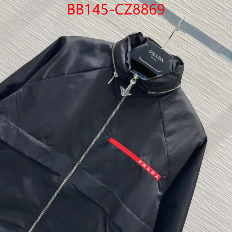 Clothing-Prada luxury fashion replica designers ID: CZ8369 $: 145USD