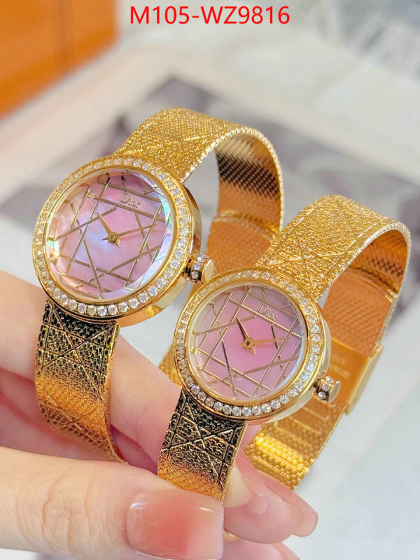Watch(4A)-Dior buy 1:1 ID: WZ9816 $: 105USD