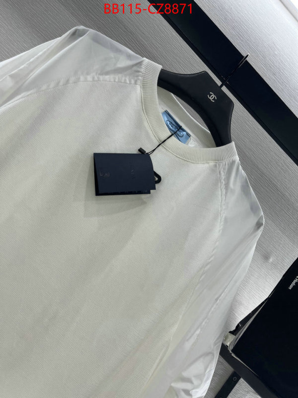 Clothing-Prada replica aaaaa designer ID: CZ8371 $: 115USD
