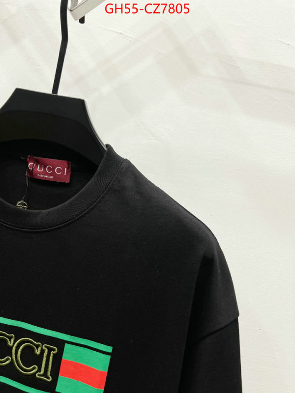 Clothing-Gucci what's the best place to buy replica ID: CZ7805 $: 55USD