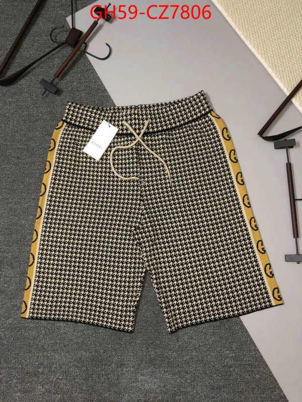 Clothing-Gucci where can you buy a replica ID: CZ7806 $: 59USD