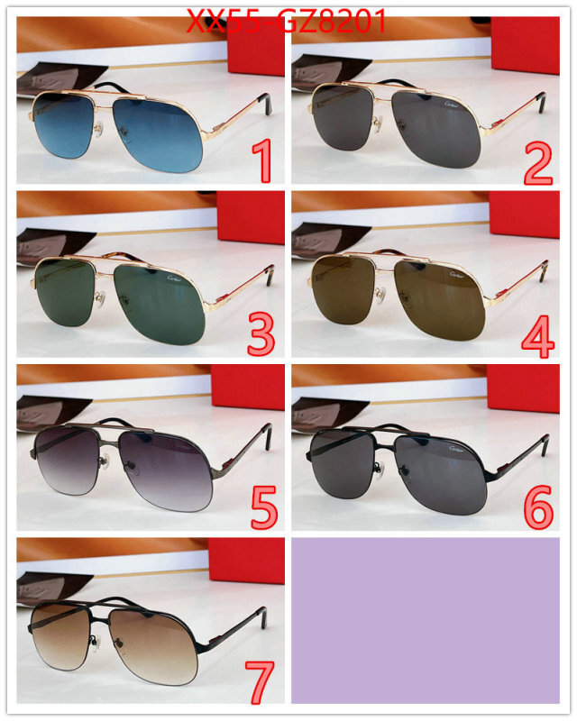 Glasses-Cartier 1:1 replica ID: GZ8201 $: 55USD