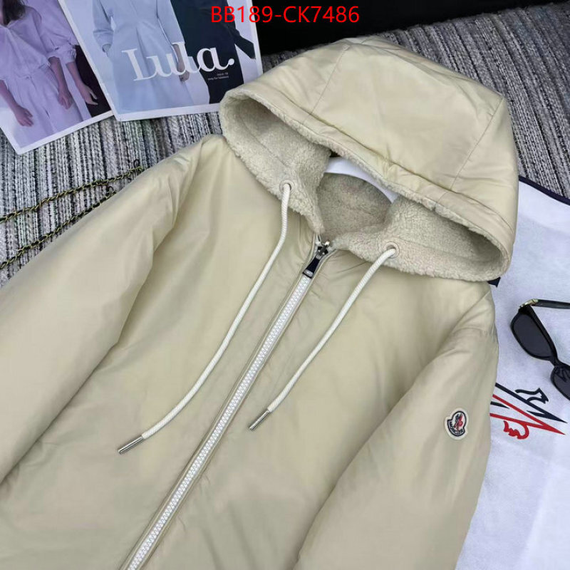 Down jacket Women-Moncler for sale cheap now ID: CK7486 $: 189USD