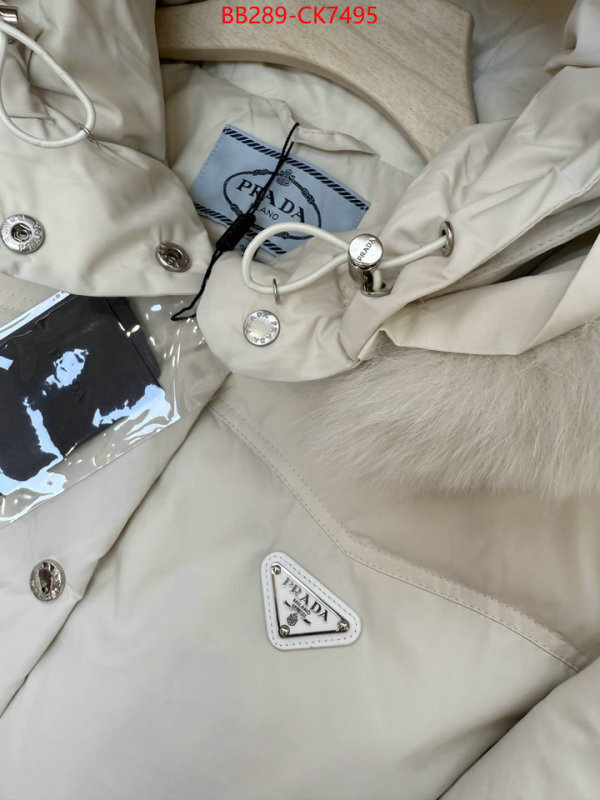 Down jacket Women-Prada how to find replica shop ID: CK7495 $: 289USD