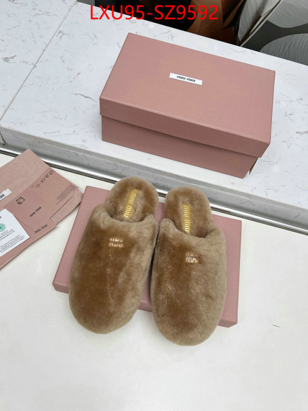 Women Shoes-Miu Miu luxury fashion replica designers ID: SZ9592 $: 95USD