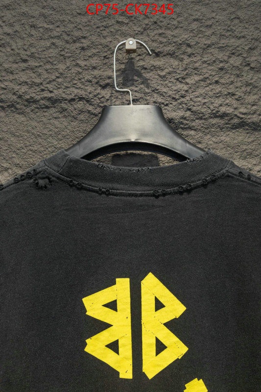 Clothing-Balenciaga designer fashion replica ID: CK7345 $: 75USD