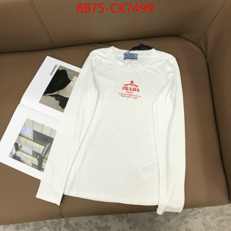 Clothing-Prada customize the best replica ID: CK7499 $: 75USD