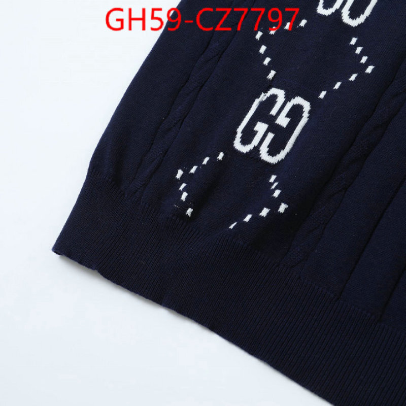 Clothing-Gucci cheap wholesale ID: CZ7797 $: 59USD
