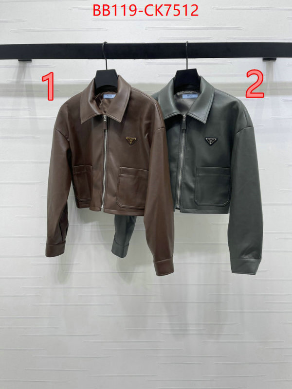 Clothing-Prada 2024 perfect replica designer ID: CK7512 $: 119USD