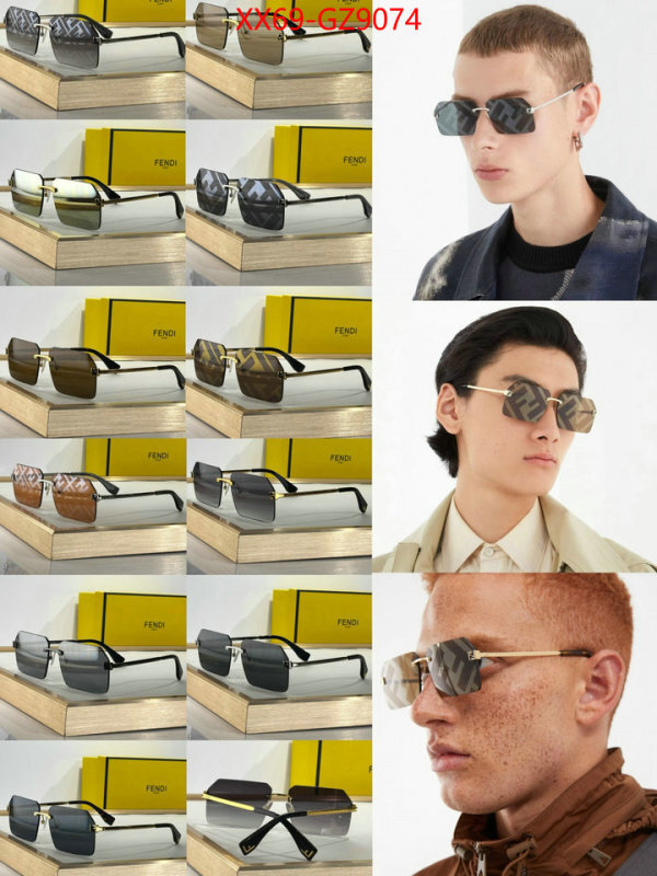 Glasses-Fendi 7 star quality designer replica ID: GZ9074 $: 69USD
