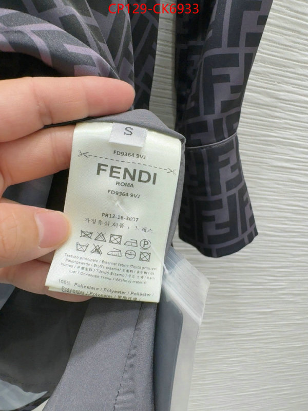 Clothing-Fendi ID: CK6933 $: 129USD