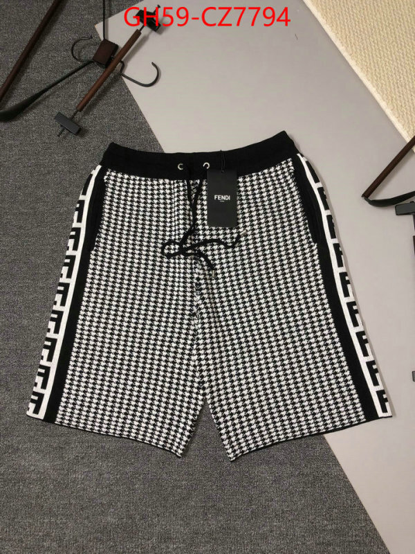 Clothing-Fendi where can i buy the best 1:1 original ID: CZ7794 $: 59USD