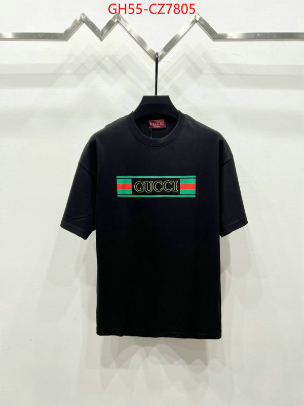 Clothing-Gucci what's the best place to buy replica ID: CZ7805 $: 55USD