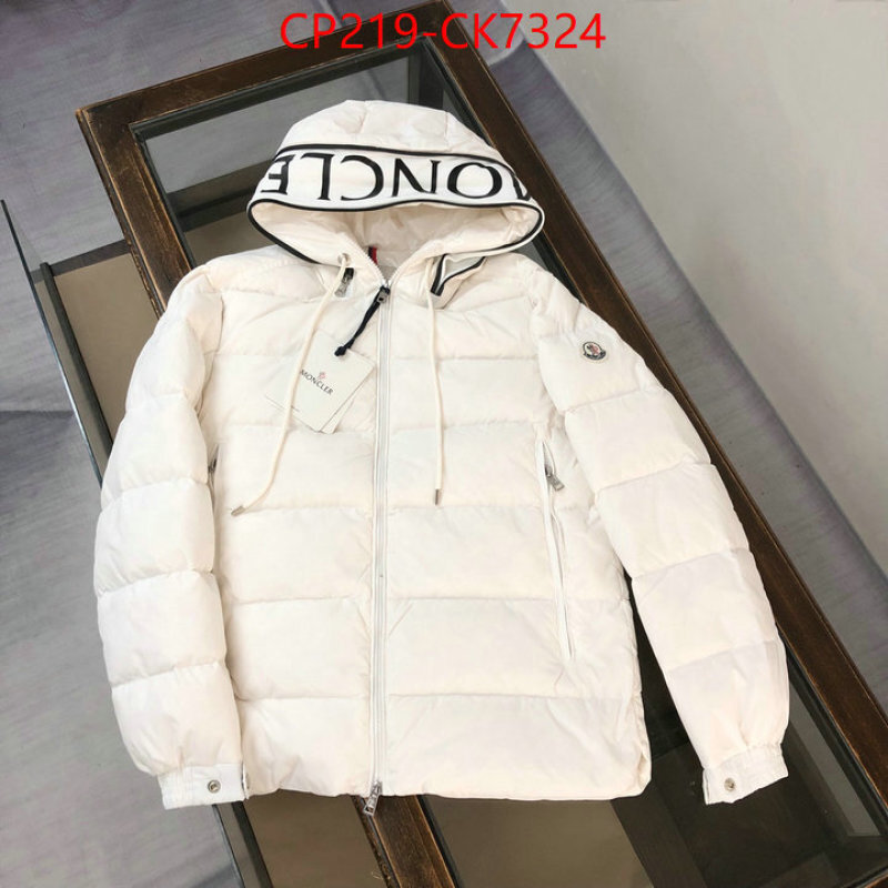 Down jacket Men-Moncler first top ID: CK7324 $: 219USD