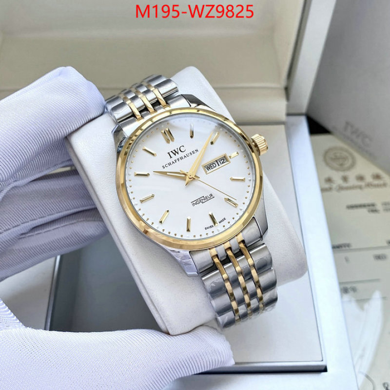 Watch(4A)-IWC luxury fashion replica designers ID: WZ9825 $: 195USD