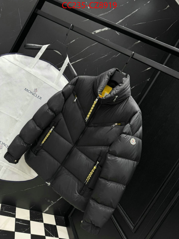 Down jacket Men-Moncler the best ID: CZ8919 $: 235USD