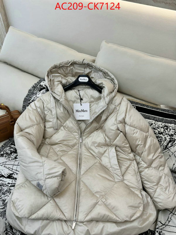 Down jacket Women-MaxMara buy best high-quality ID: CK7124 $: 209USD