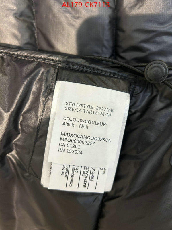 Down jacket Women-Canada Goose shop the best high quality ID: CK7113 $: 179USD