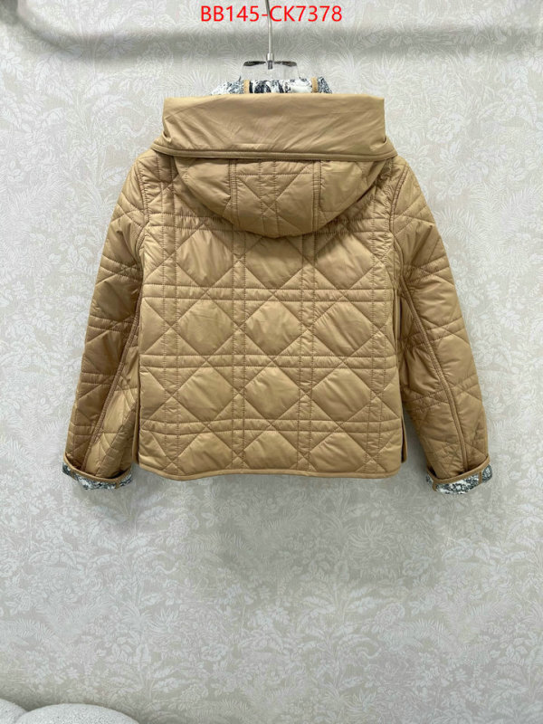 Down jacket Women-Dior 2024 replica wholesale cheap sales online ID: CK7378 $: 145USD