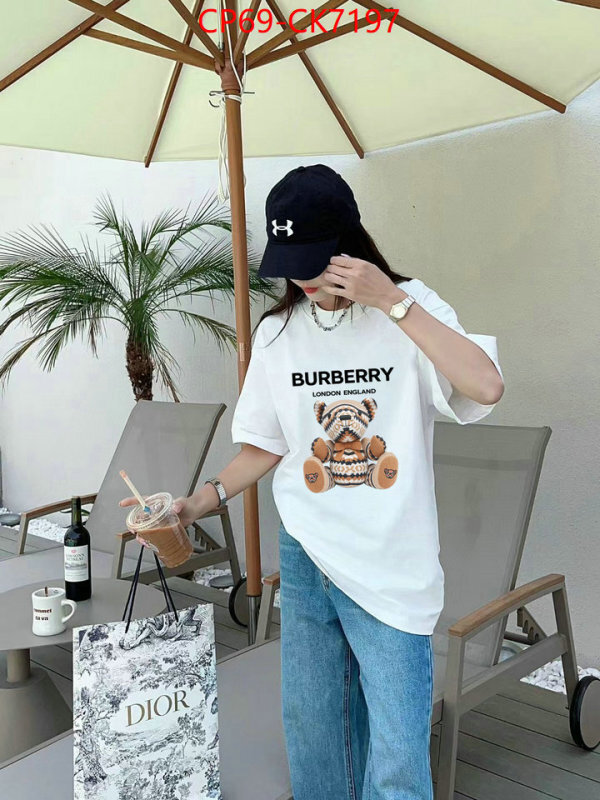 Clothing-Burberry designer high replica ID: CK7197 $: 69USD