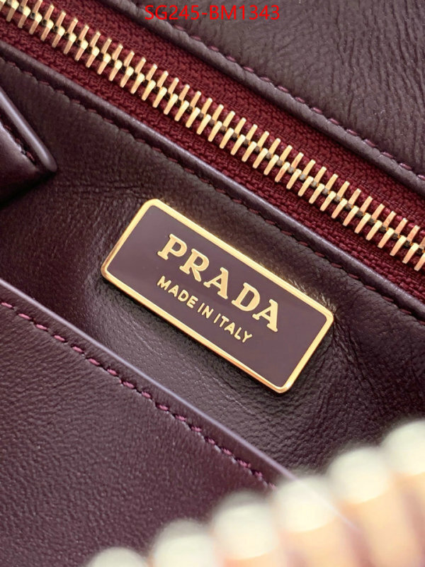 Prada Bags(TOP)-Handbag- is it illegal to buy dupe ID: BM1343 $: 245USD,