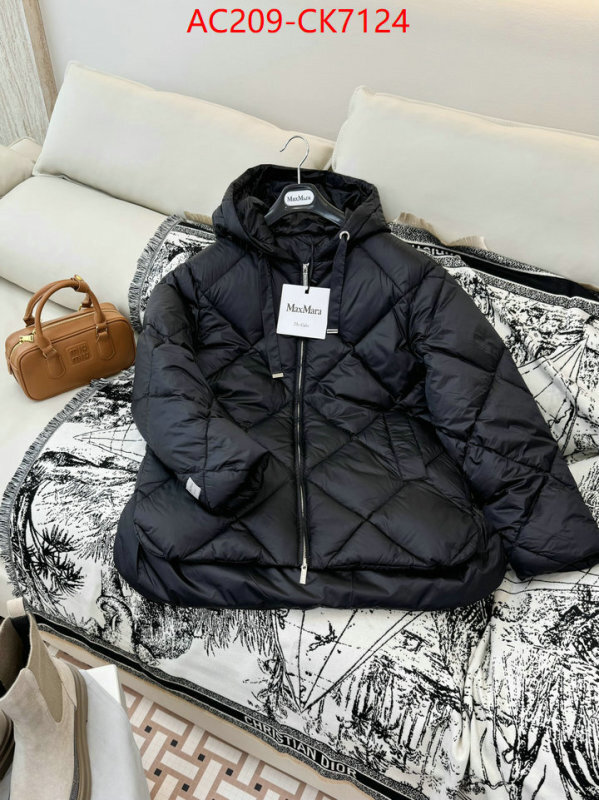 Down jacket Women-MaxMara buy best high-quality ID: CK7124 $: 209USD