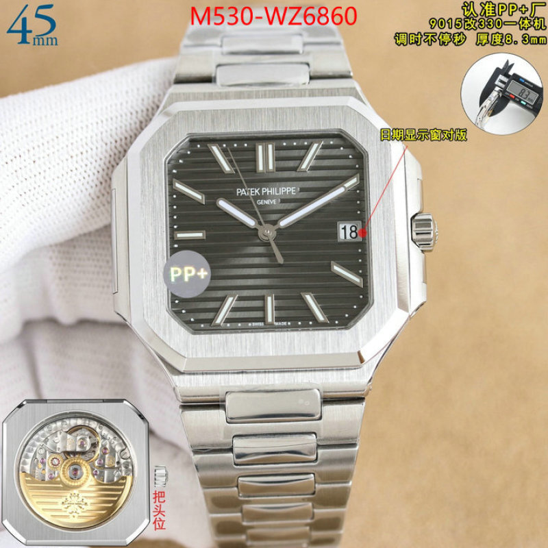 Watch(TOP)-Patek Philippe top quality fake ID: WZ6860 $: 530USD