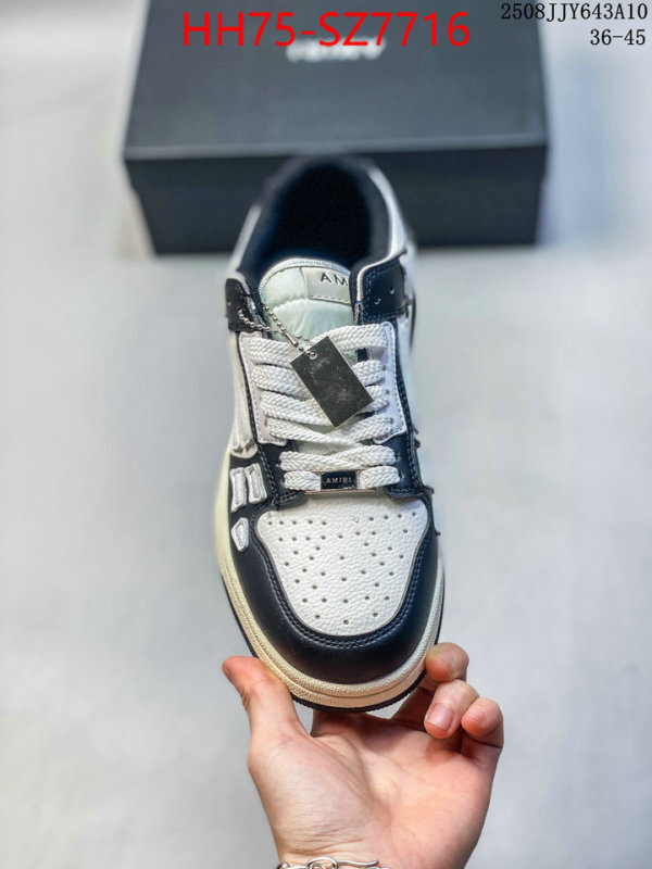 Men Shoes-AMIRI wholesale ID: SZ7716 $: 75USD