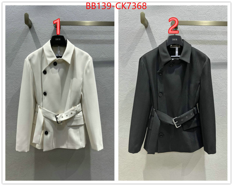 Clothing-Dior top quality ID: CK7368 $: 139USD