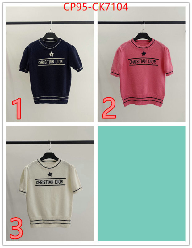 Clothing-Dior top quality replica ID: CK7104 $: 95USD