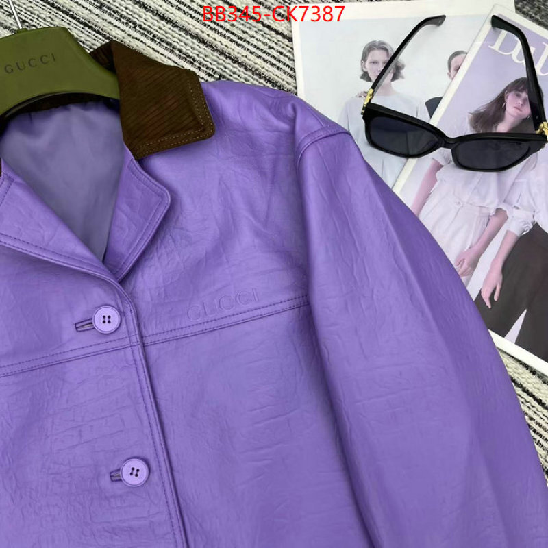Clothing-Gucci buying replica ID: CK7387 $: 345USD
