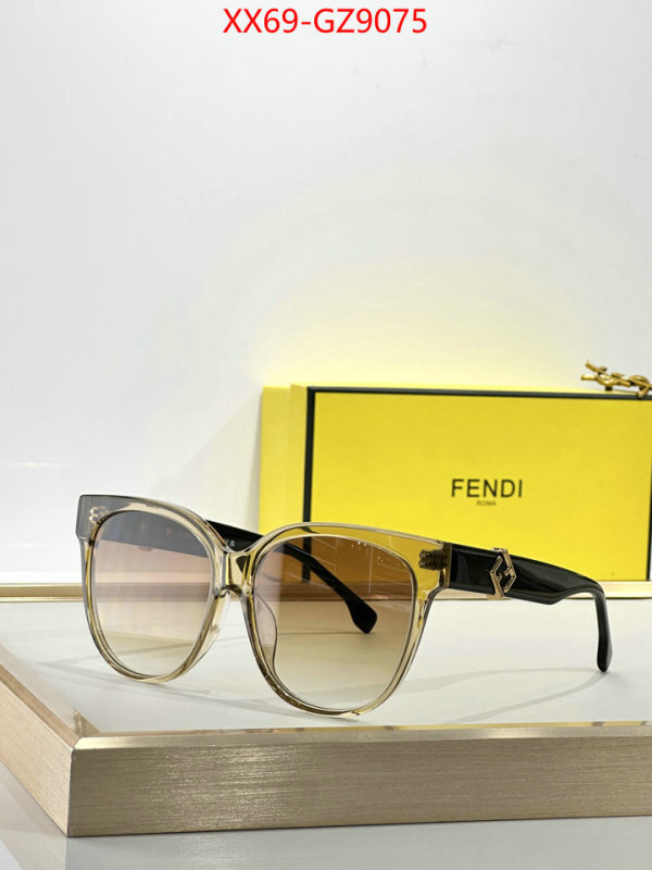 Glasses-Fendi top quality designer replica ID: GZ9075 $: 69USD