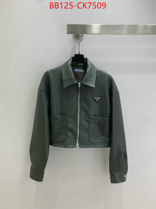 Clothing-Prada 1:1 replica ID: CK7509 $: 125USD