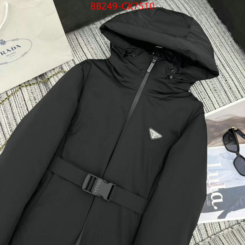 Down jacket Women-Prada fake aaaaa ID: CK7510 $: 249USD