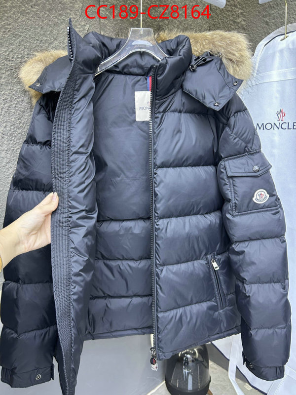 Down jacket Men-Moncler good quality replica ID: CZ8164 $: 189USD