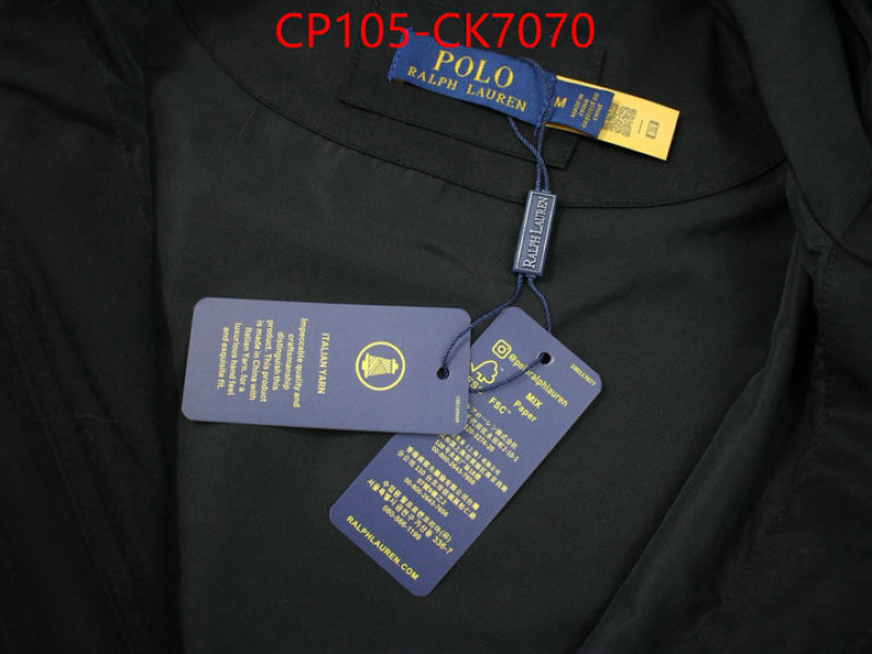 Clothing-Ralph Lauren high quality replica ID: CK7070 $: 105USD