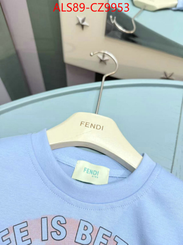 Kids clothing-Fendi top quality ID: CZ9953 $: 89USD