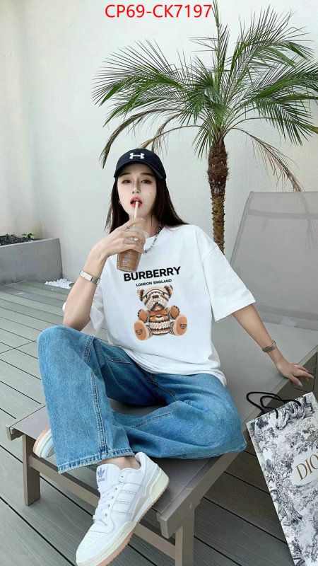 Clothing-Burberry designer high replica ID: CK7197 $: 69USD