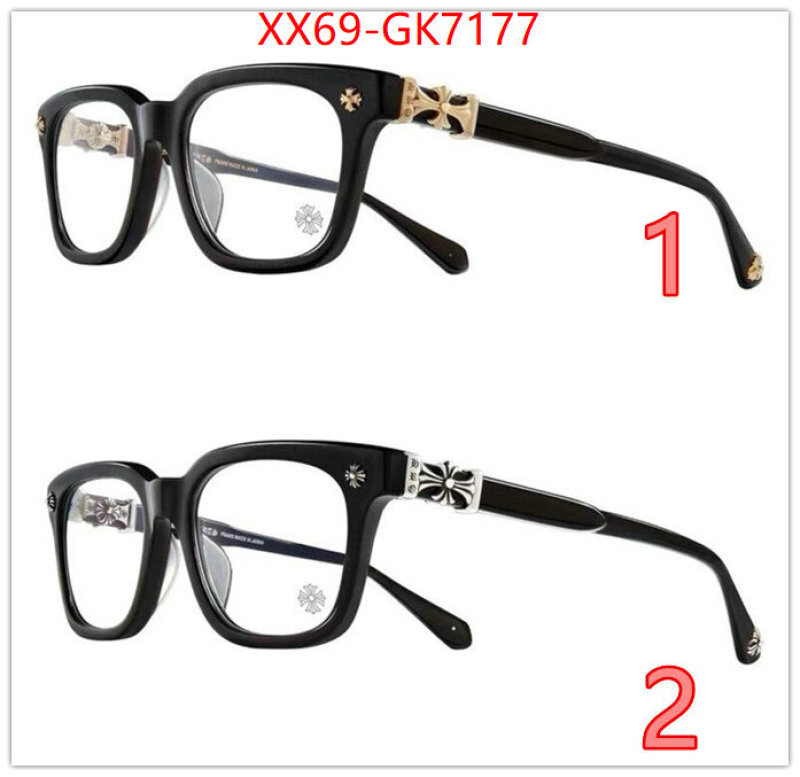Glasses-Chrome Hearts hot sale ID: GK7177 $: 69USD