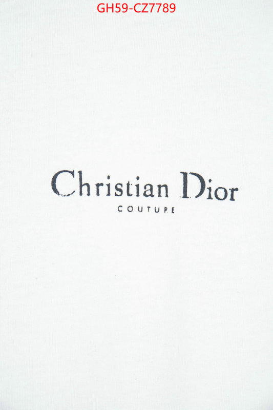 Clothing-Dior high quality replica ID: CZ7789 $: 59USD