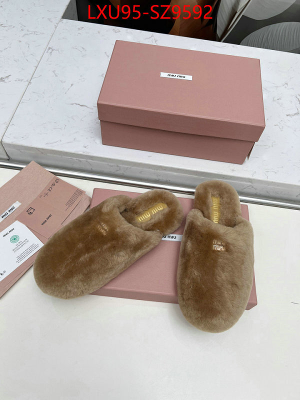 Women Shoes-Miu Miu luxury fashion replica designers ID: SZ9592 $: 95USD