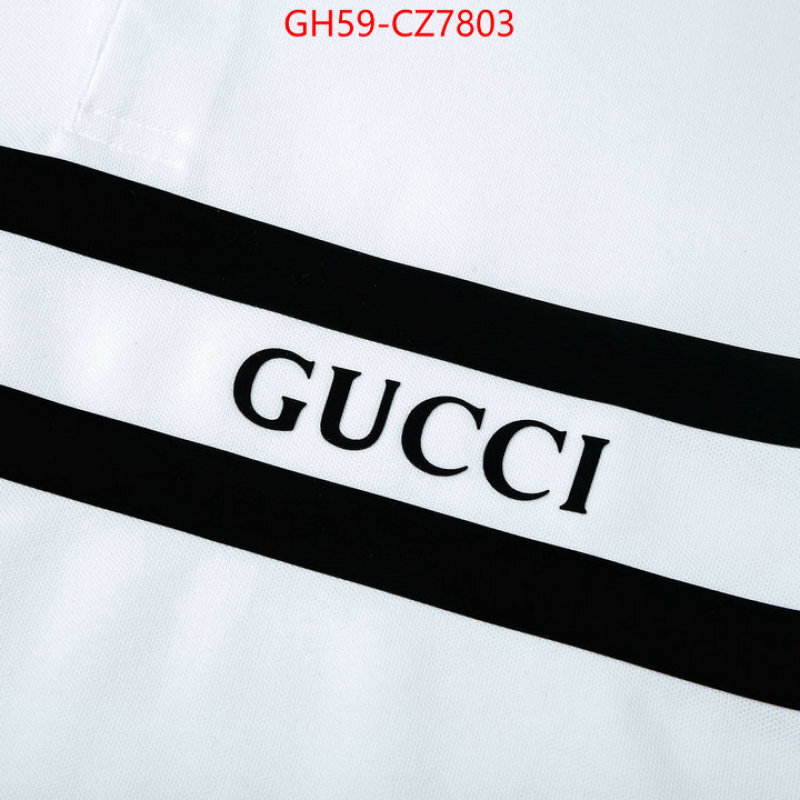 Clothing-Gucci best replica quality ID: CZ7803 $: 59USD