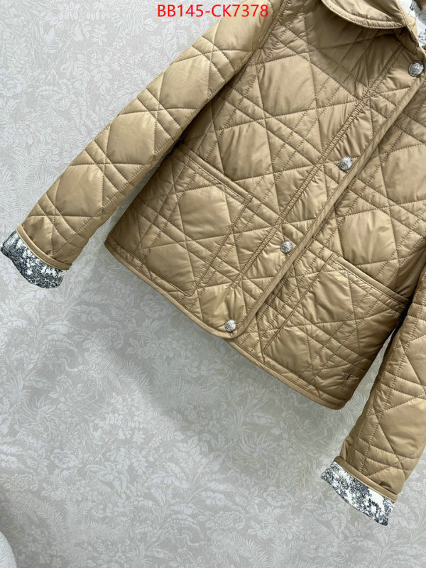 Down jacket Women-Dior 2024 replica wholesale cheap sales online ID: CK7378 $: 145USD